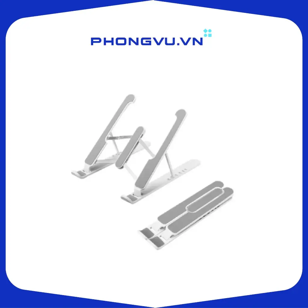 Giá đỡ Macbook/laptop hợp kim gấp gọn có điều chỉnh độ cao 7 cấp độ PL1